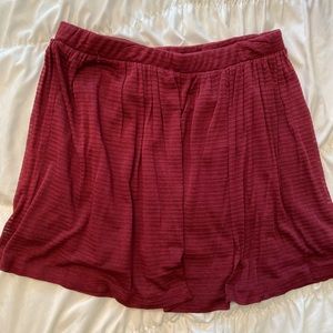 NWOT Maroon Skirt